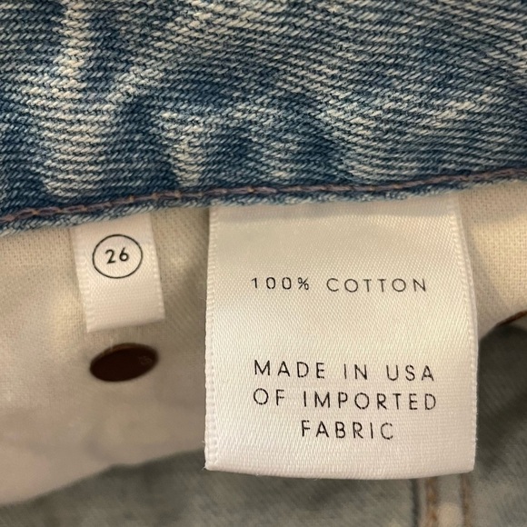 GRLFRND Rhoda Denim Mini Skirt in I Got Mine, Size 26 - Picture 11 of 12